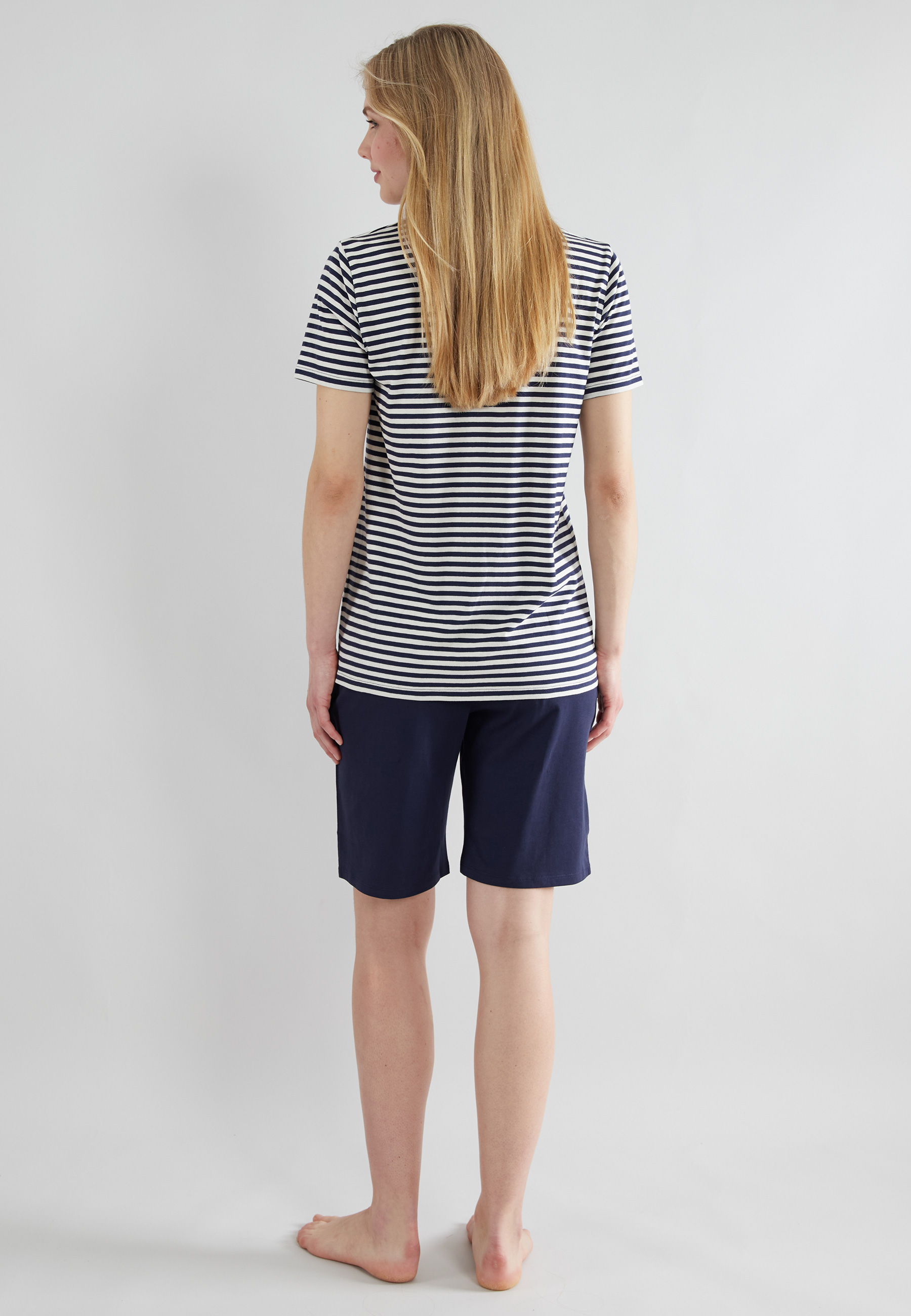 GÖTZBURG Damen Shorty blau quergestreift