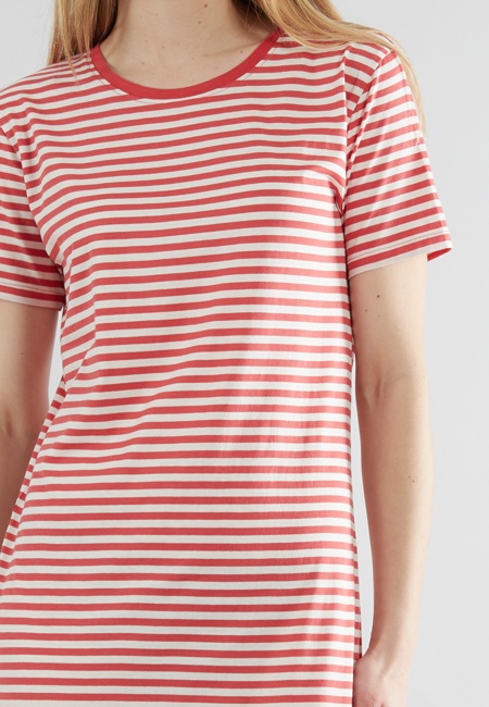 GÖTZBURG Damen Nachthemd rot quergestreift