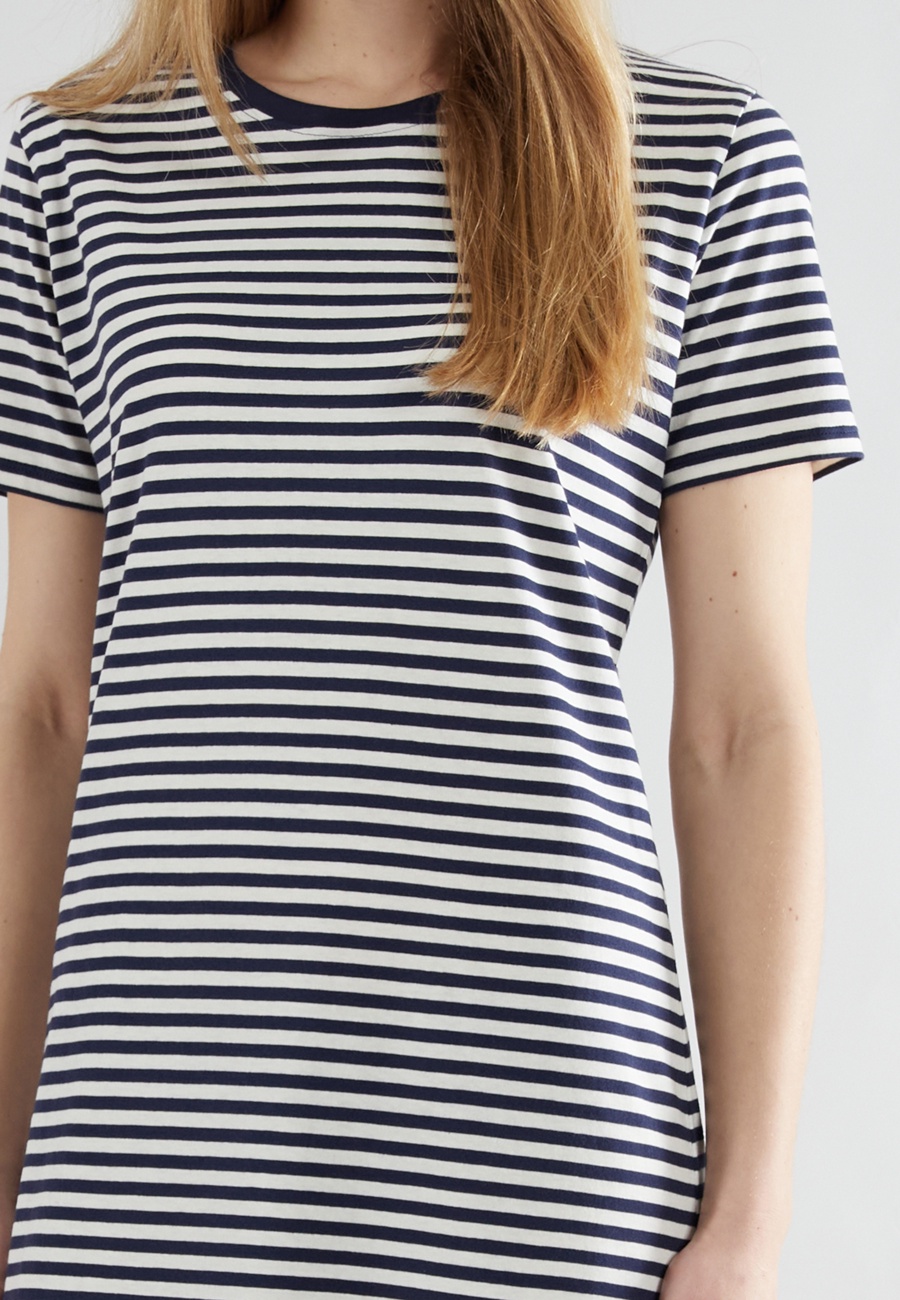 GÖTZBURG Damen Nachthemd blau quergestreift