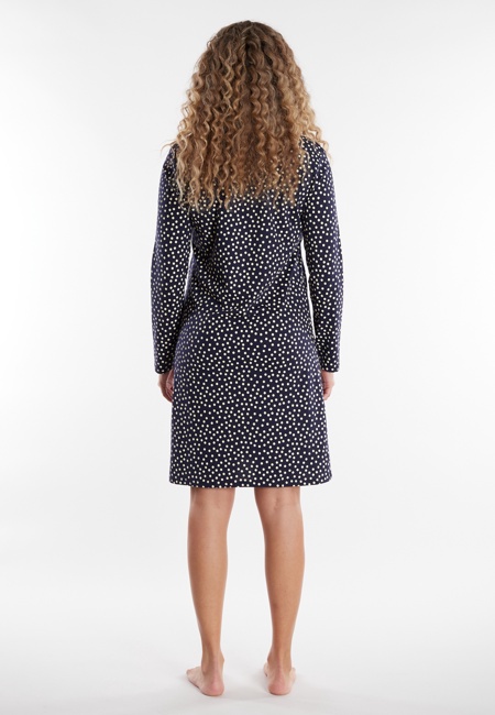 GÖTZBURG Damen Nachthemd blau gepunktet