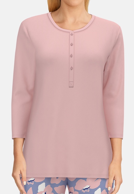 GÖTZBURG Damen Pyjama rot bedruckt