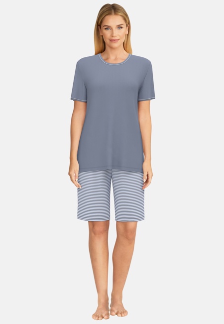 GÖTZBURG Damen Shorty blau quergestreift