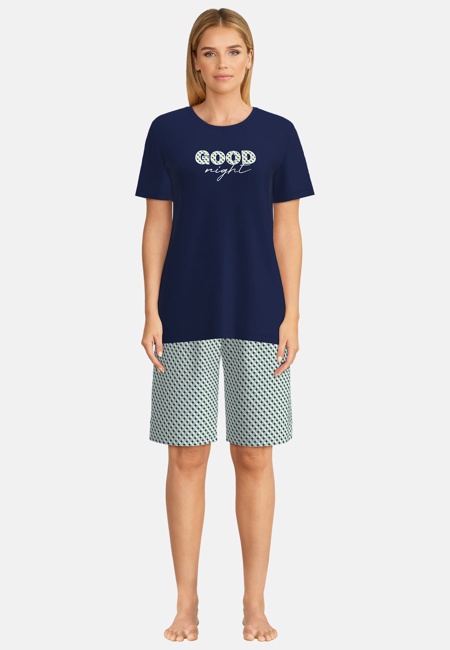 GÖTZBURG Damen Shorty grün bedruckt