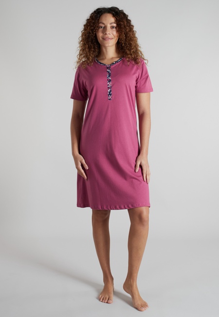 GÖTZBURG Damen Nachthemd rot uni