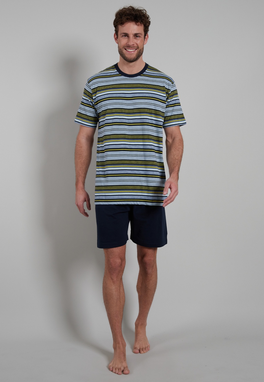 GÖTZBURG Herren Shorty blau uni