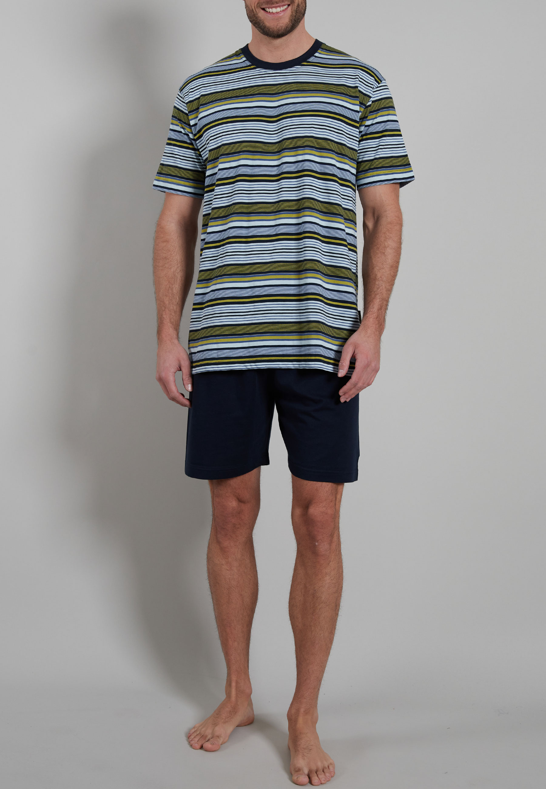 GÖTZBURG Herren Shorty blau uni