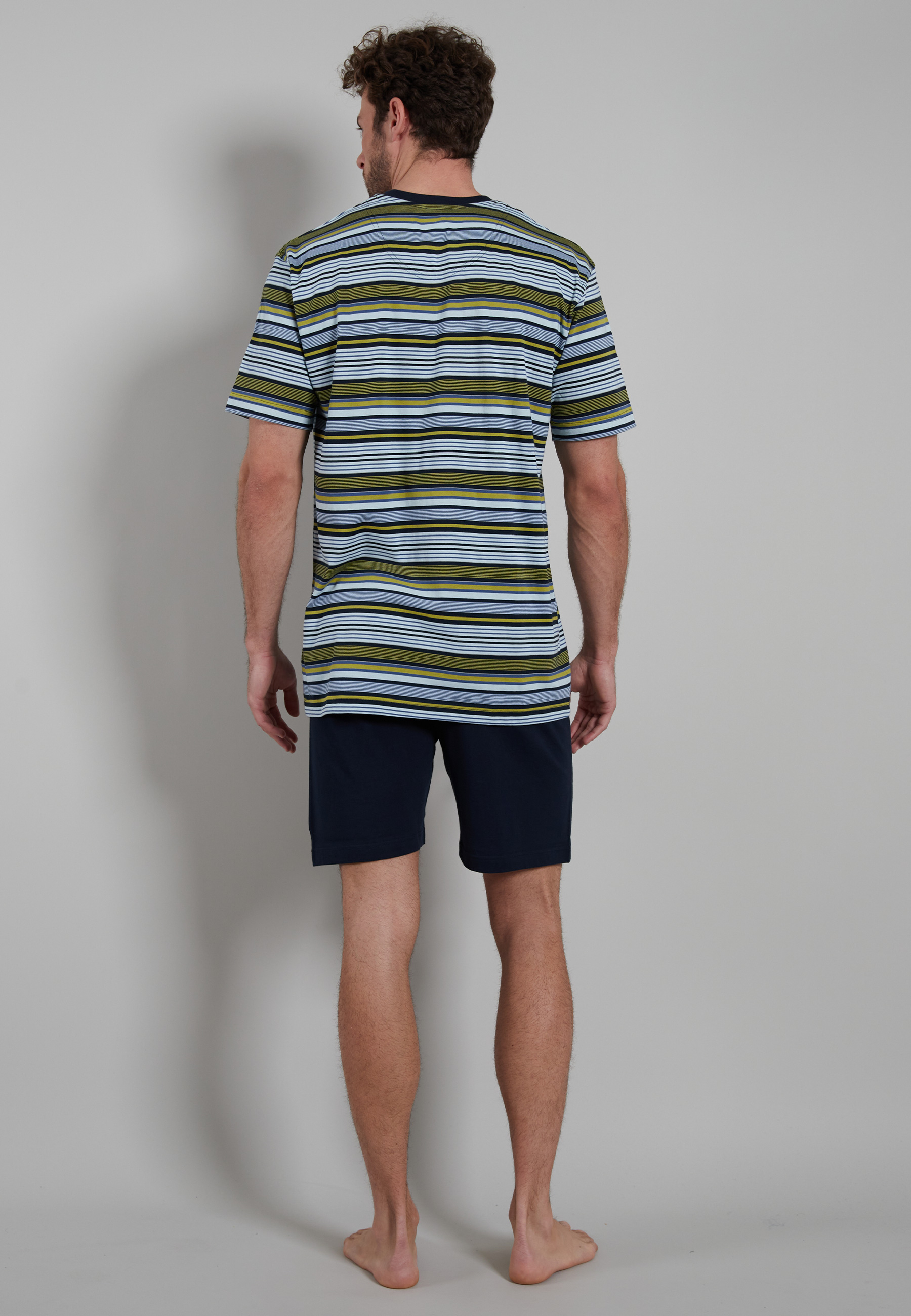 GÖTZBURG Herren Shorty blau uni