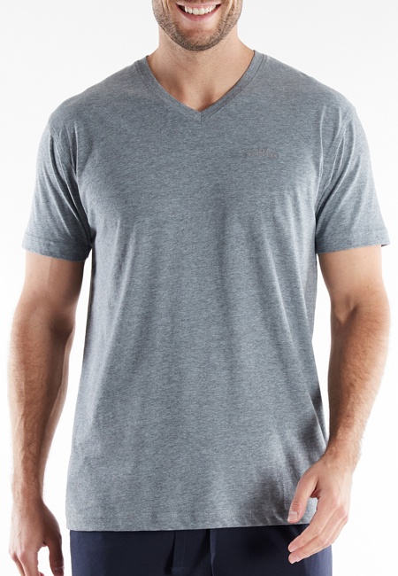 GÖTZBURG Herren T-Shirt grau uni