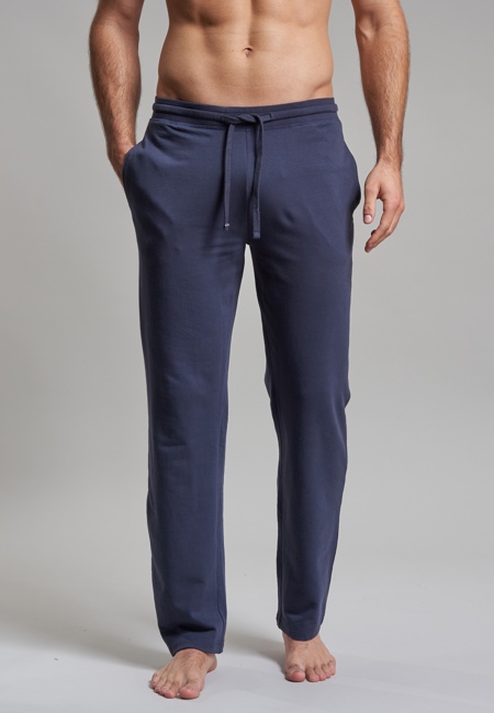 GÖTZBURG Herren Lange-Hose blau uni