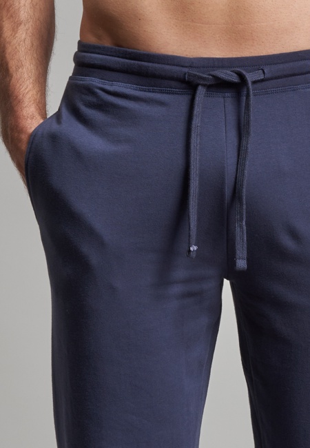 GÖTZBURG Herren Lange-Hose blau uni