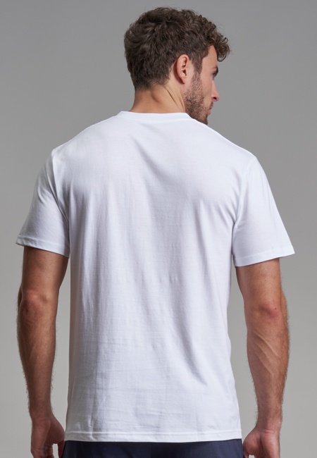 Herren T-Shirt weiß uni 2er Pack