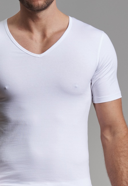 Herren T-Shirt weiß uni