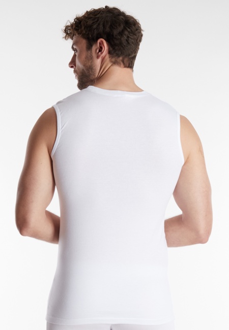 Herren Tank-Top weiß uni