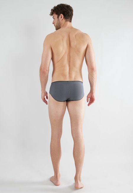 Herren Sport-Slip schwarz längsgestreift 1er Pack