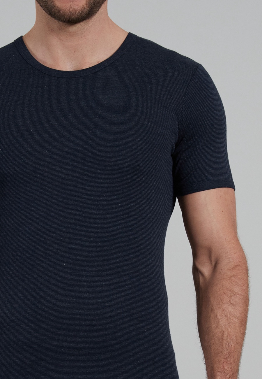 GÖTZBURG Herren T-Shirt blau quergestreift