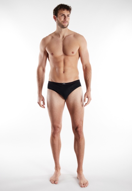 GÖTZBURG Herren Sport-Slip schwarz uni 10er Pack