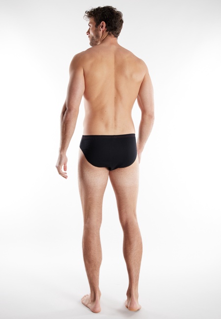 GÖTZBURG Herren Sport-Slip schwarz uni 10er Pack