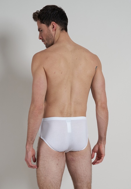 GÖTZBURG Herren Slip weiß uni