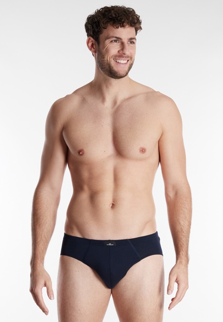 GÖTZBURG Herren Slip blau uni