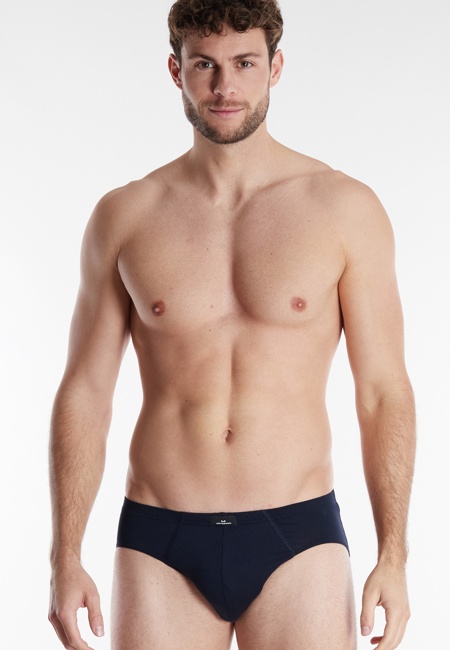 GÖTZBURG Herren Slip blau uni