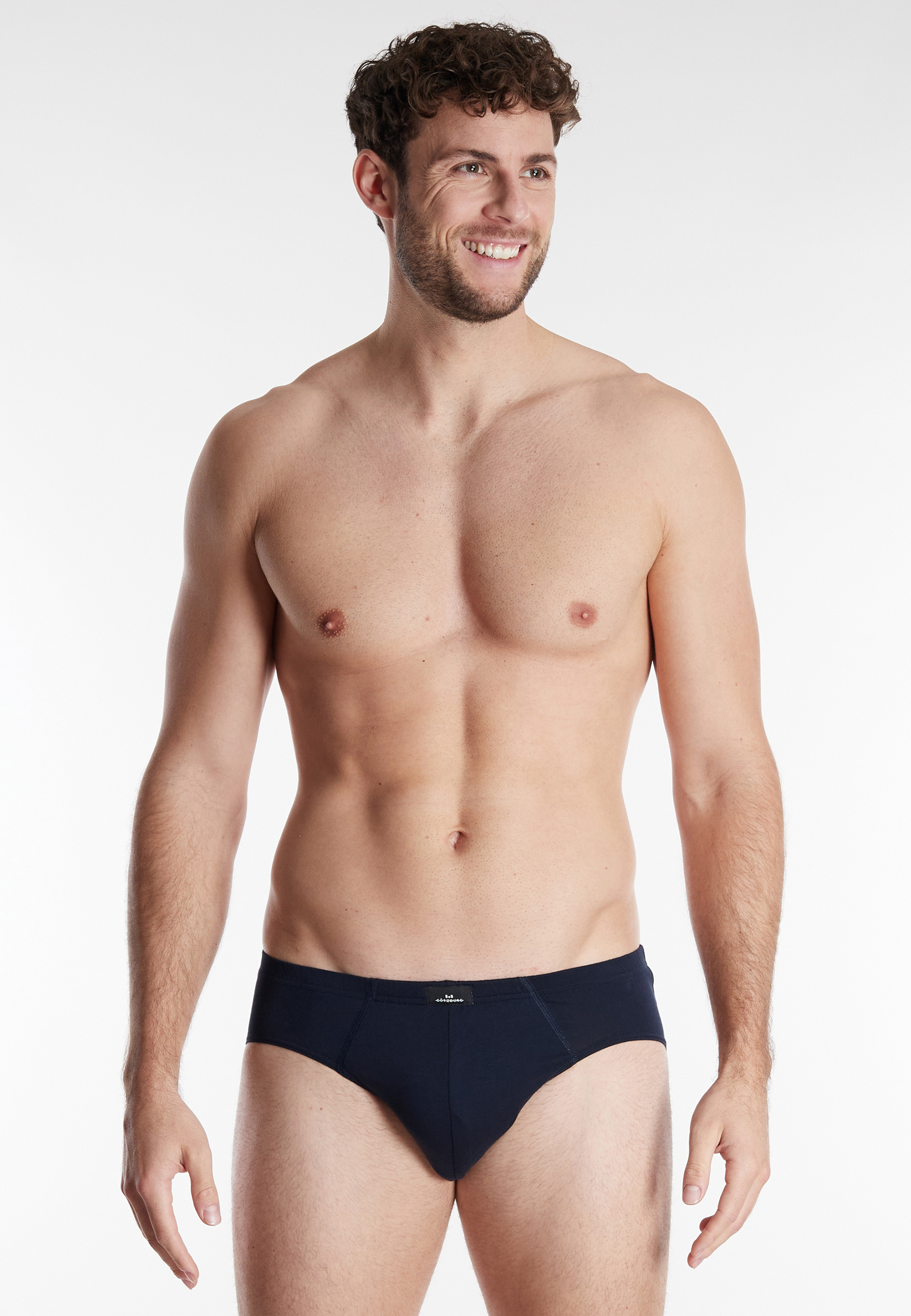 GÖTZBURG Herren Slip blau uni