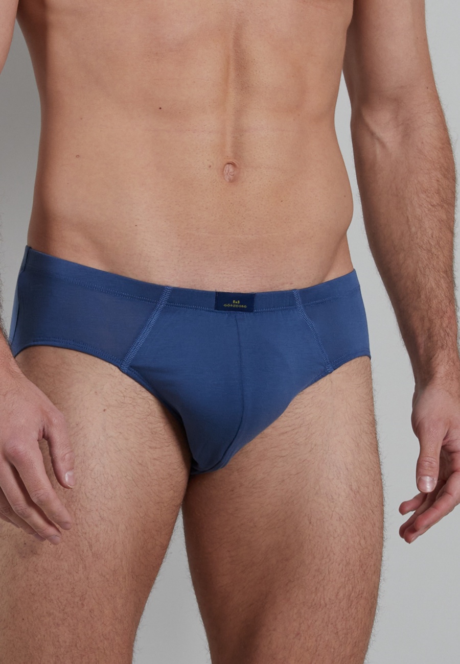 GÖTZBURG Herren Slip blau uni