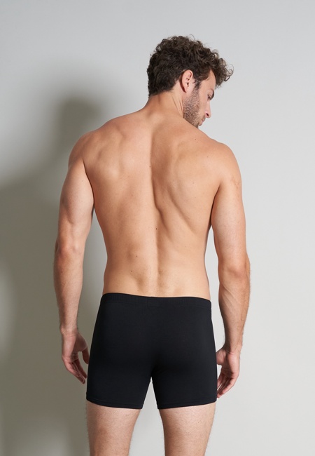 GÖTZBURG Herren Long-Pants schwarz uni 2er Pack