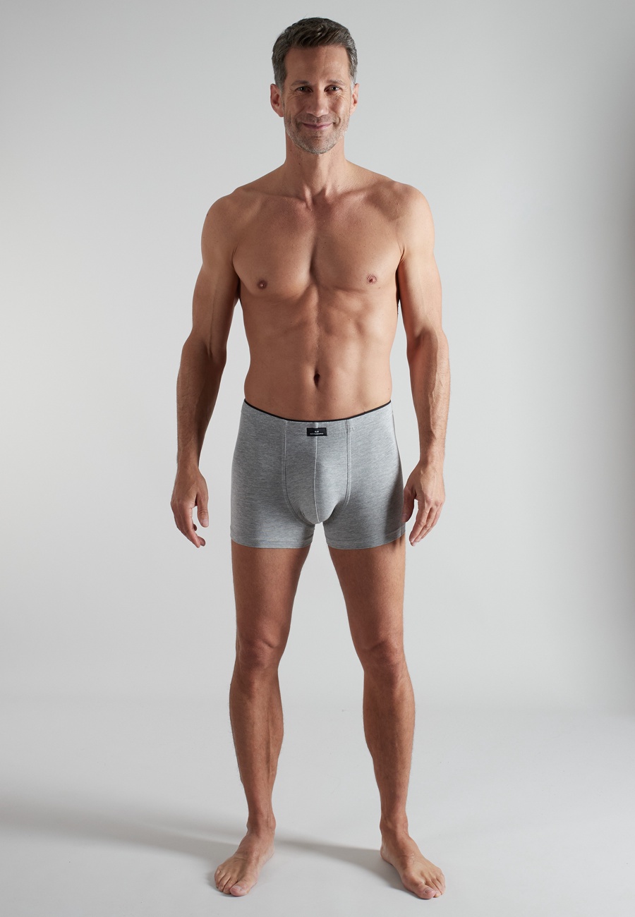 GÖTZBURG Herren Pants grau uni 2er Pack