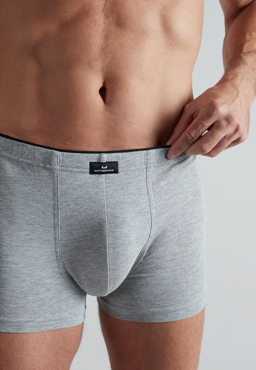 GÖTZBURG Herren Pants grau uni 2er Pack