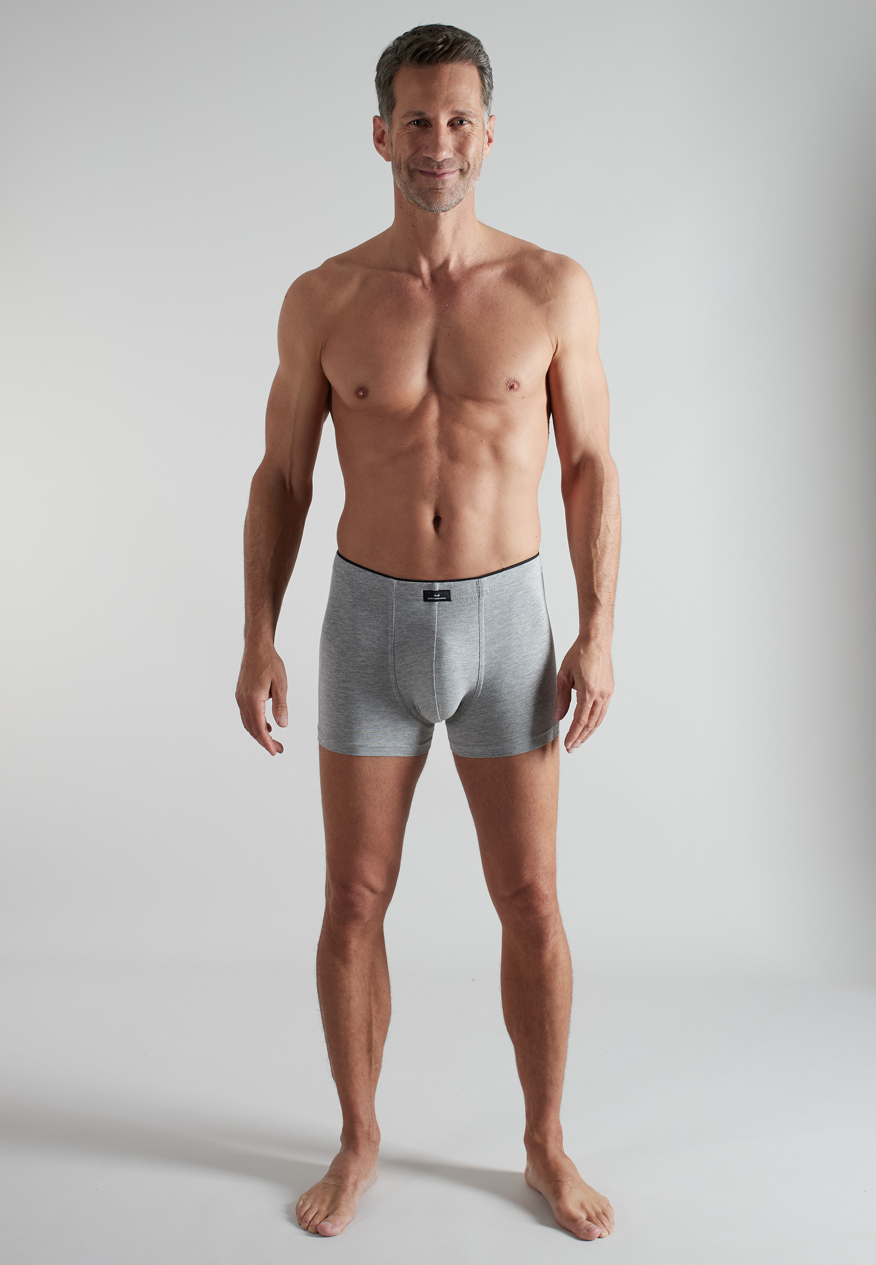 GÖTZBURG Herren Pants grau uni 2er Pack