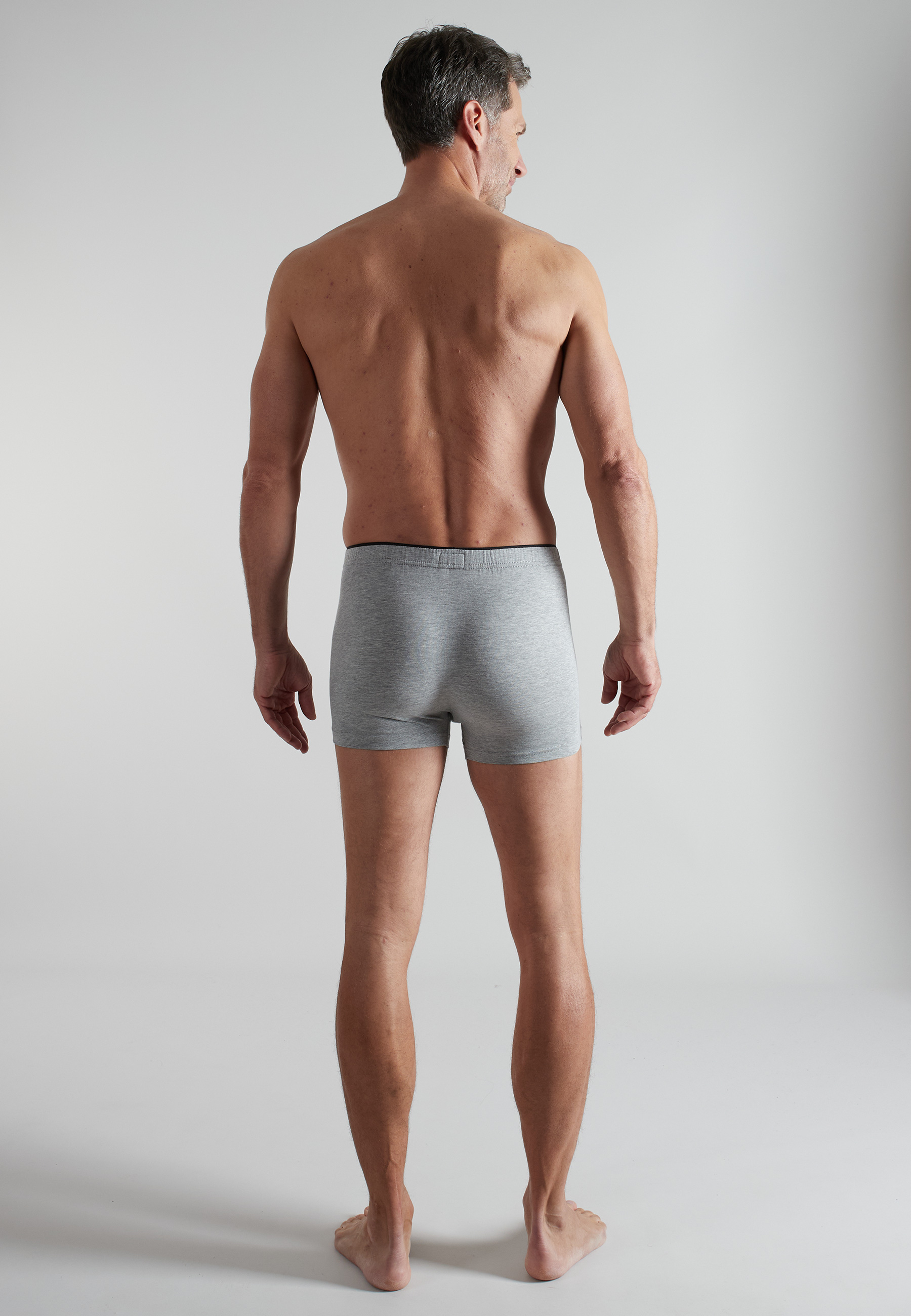 GÖTZBURG Herren Pants grau uni 2er Pack