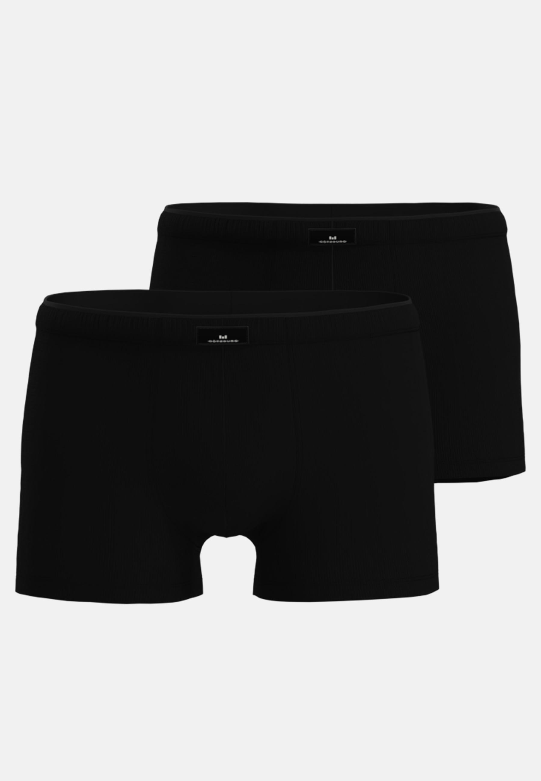 GÖTZBURG Herren Pants schwarz uni 2er Pack